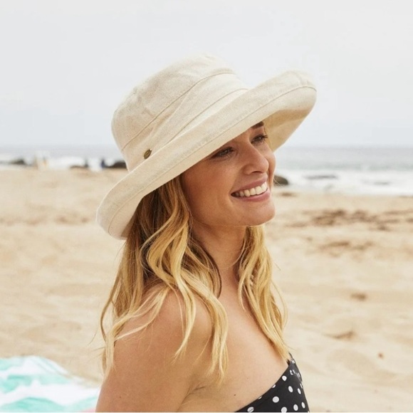 SCALA COLLEZIONE adjustable bucket floppy beach summer hat UPF 50+ NEW size OSFA main image 2